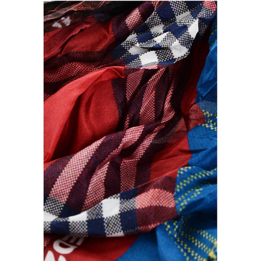 Patterned Multicolor Silk Foulard