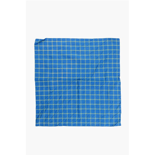 Checked Lightweight Cotton Foulard