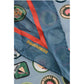 Patches Patterned Silk Foulard