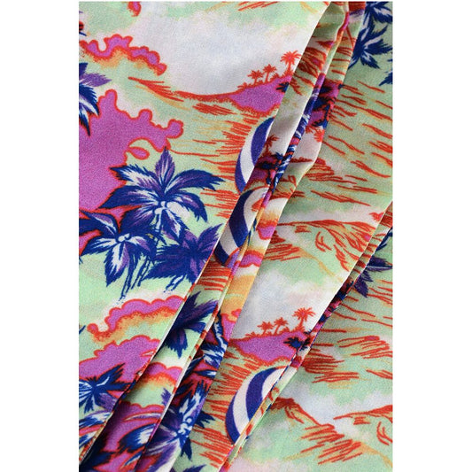 Patterned Silk HAWAII Foulard