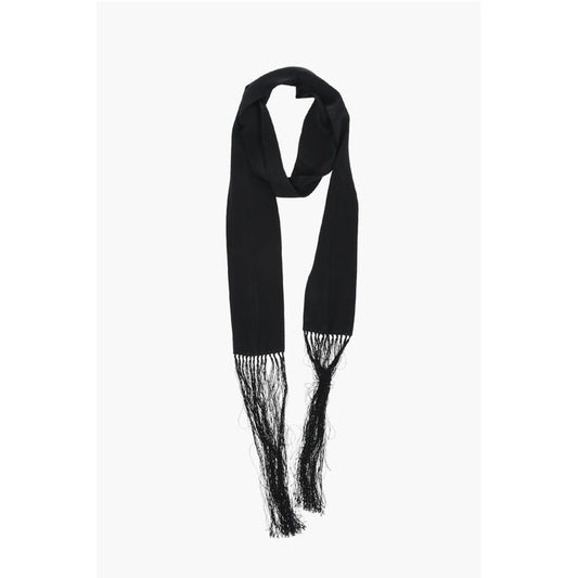 Silk Foulard with Fringes