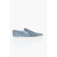 ID Suede Slip On Sneakers with Contrasting Sole