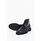 Solid Color Patent Leather Ankle Boots with Vibram Sole