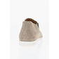 Suede Slip-On Shoes with Contrasting Sole