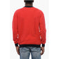 Cotton COLOR BLOCK Crewneck Sweater