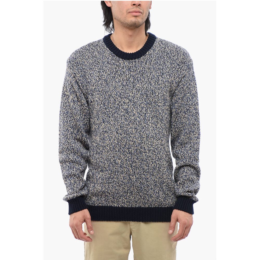 Melange Cotton Crewneck Jumper
