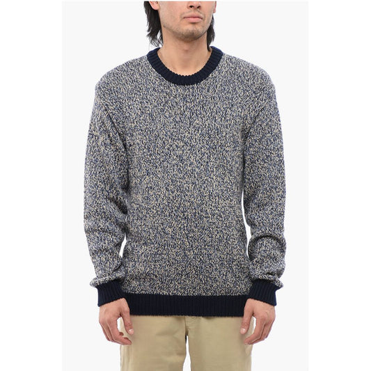 Melange Cotton Crewneck Jumper