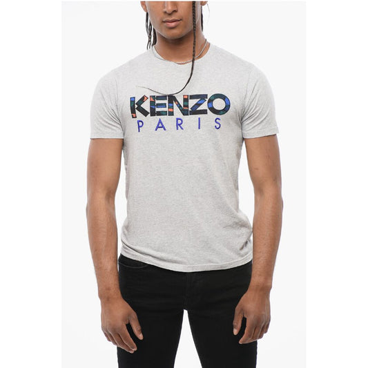 Crew Neck KENZO PATCHWORK Cotton T-Shirt