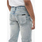 Slim Fit Delavè Denims with Raw-cut Hem 20cm