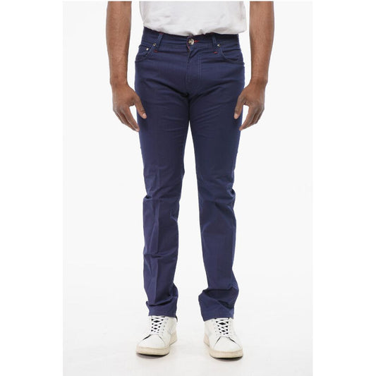 Cotton Washed- Effect Pants
