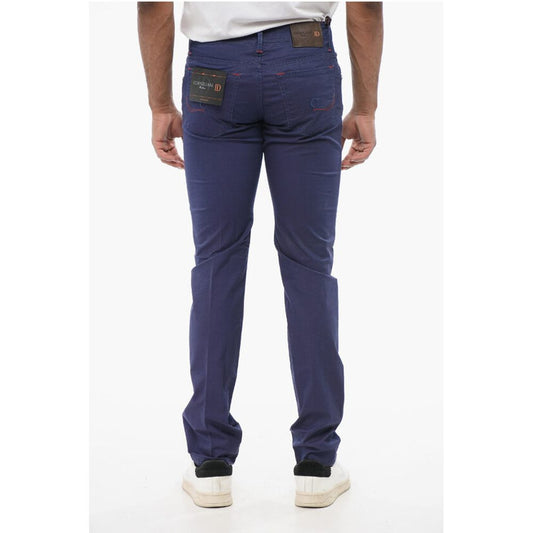 Cotton Washed- Effect Pants