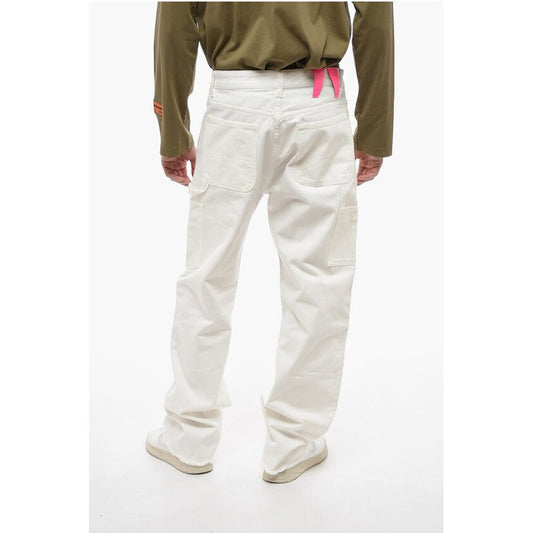Wide Leg JOHN Denims with Back Application+