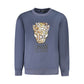 Blue Cotton Women Sweater