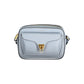 Blue Leather Women Handbag