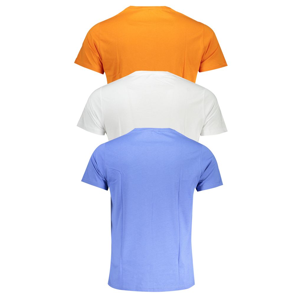 White Cotton Men T-Shirt