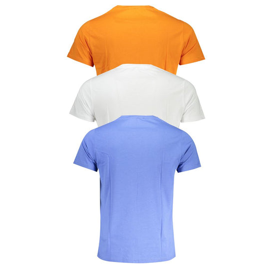 White Cotton Men T-Shirt