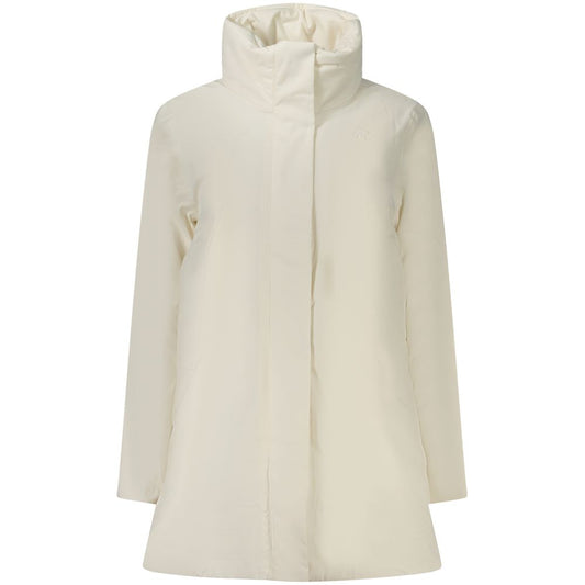 White Nylon Women Jacket