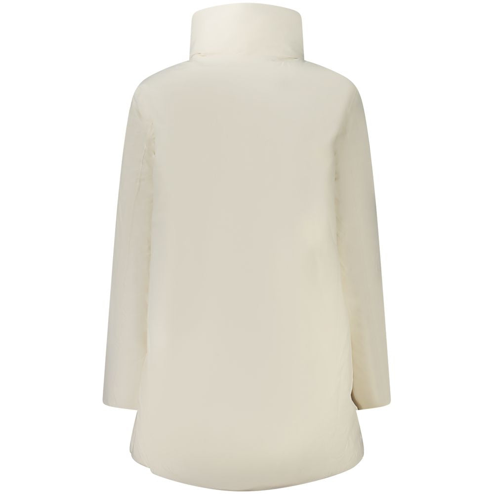White Nylon Women Jacket