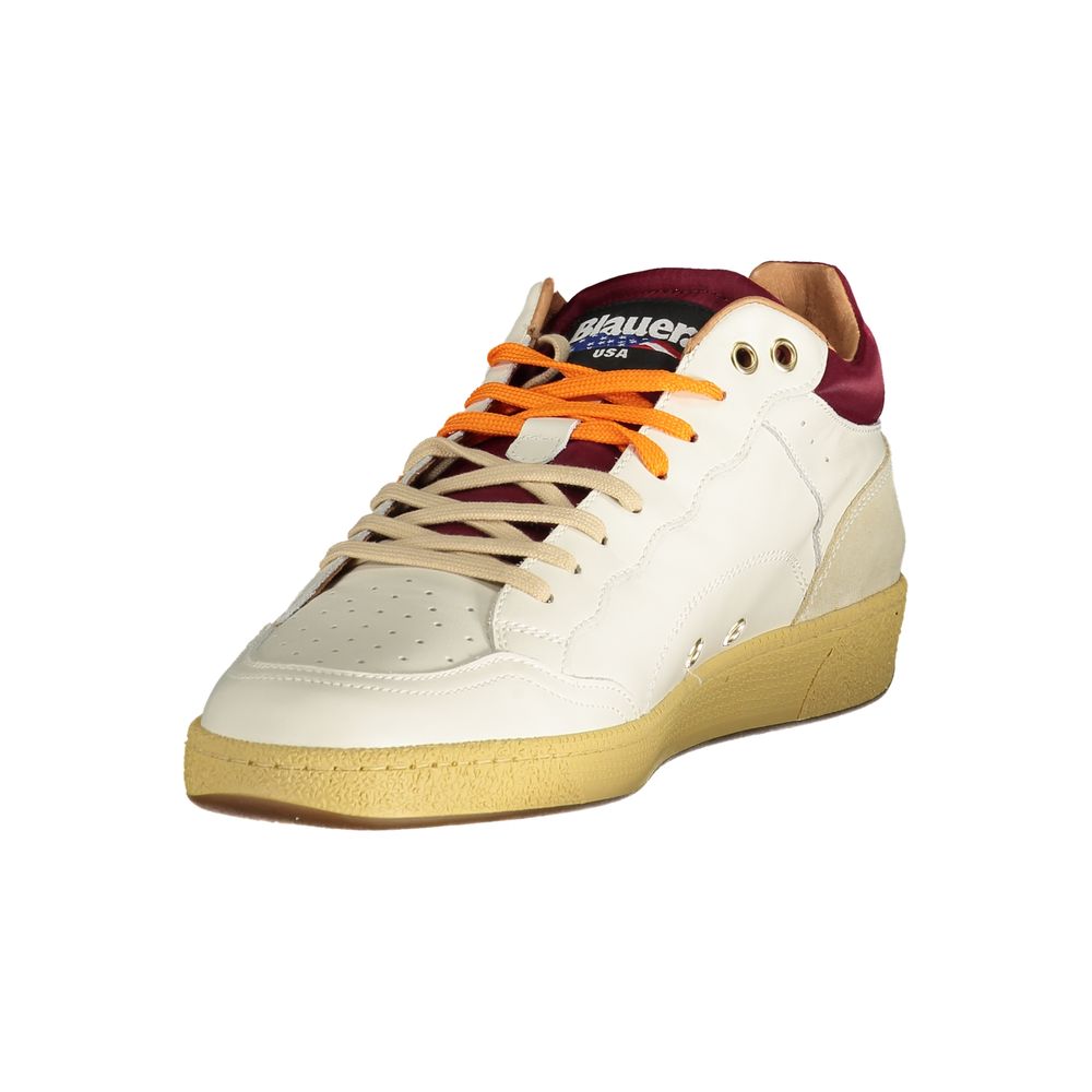 White Leather Men Sneaker