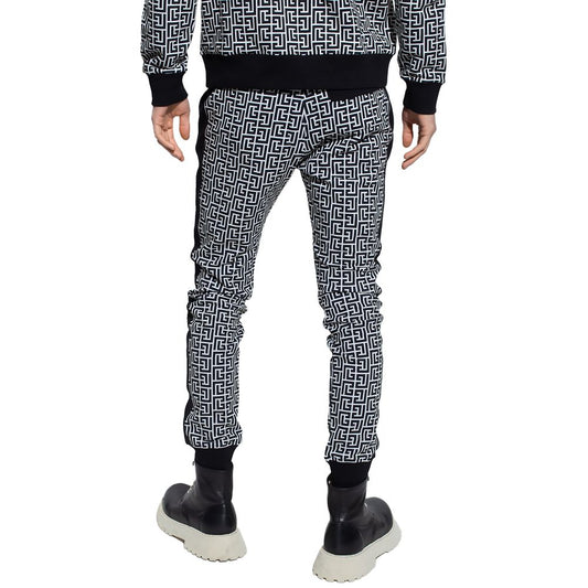 Black Cotton Jeans & Pant