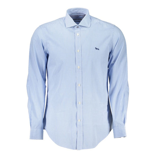 Light Blue Cotton Men Shirt