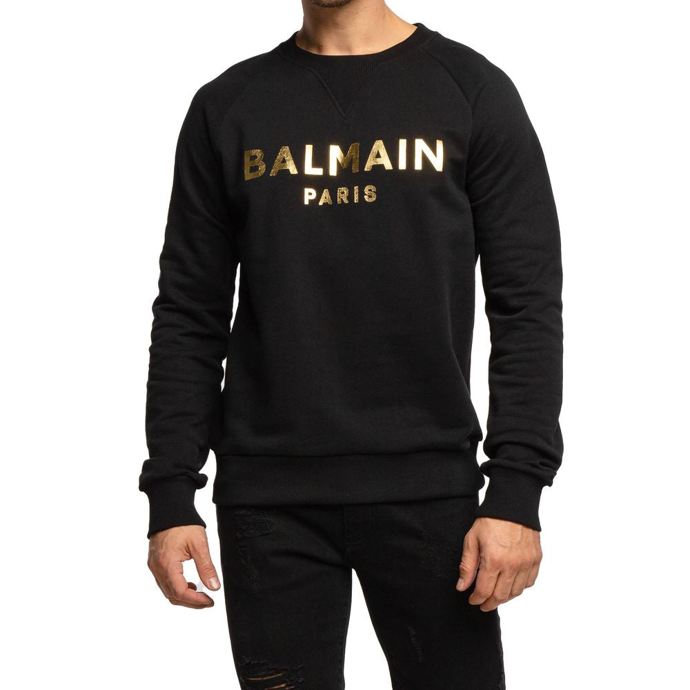 Black Cotton Sweater