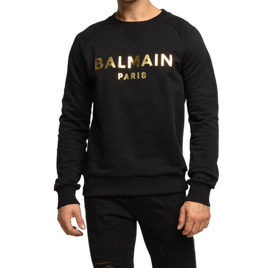 Black Cotton Sweater