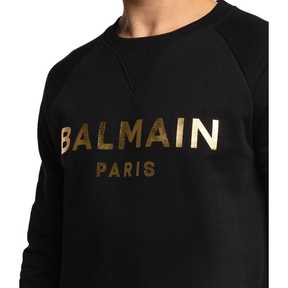 Black Cotton Sweater