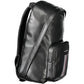 Black Polyethylene Men Backpack