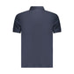 Blue Cotton Polo Shirt
