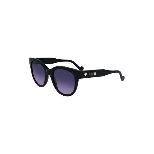 Black Haircalf Women Sunglass