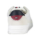 White Polyester Men Sneaker