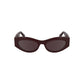 Red Acetate Women Sunglasses