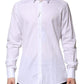 White Cotton GOLD Long Sleeves Formal Shirt