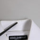 White Cotton GOLD Long Sleeves Formal Shirt