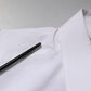 White Cotton GOLD Long Sleeves Formal Shirt