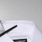 White Cotton GOLD Long Sleeves Formal Shirt