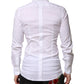 White Cotton GOLD Long Sleeves Formal Shirt