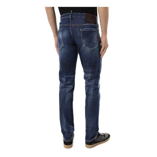 Blue Cotton Jeans & Pant