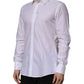 White Cotton MARTINI Long Sleeve Formal Shirt