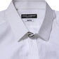 White Cotton MARTINI Long Sleeve Formal Shirt
