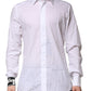 White Cotton GOLD Long Sleeves Formal Shirt