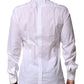 White Cotton GOLD Long Sleeves Formal Shirt