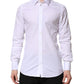 White GOLD Long Sleeves Dress Formal Shirt
