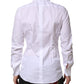 White GOLD Long Sleeves Dress Formal Shirt
