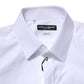 White GOLD Long Sleeves Dress Formal Shirt