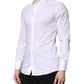 White GOLD Long Sleeves Dress Formal Shirt