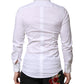 White GOLD Long Sleeves Dress Formal Shirt