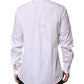 White MARTINI Long Sleeve Dress Formal Shirt