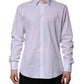 White MARTINI Long Sleeve Dress Formal Shirt
